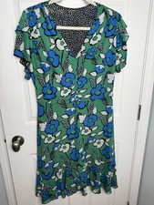 Cabi  Celebrate Dress #6148 Green black reversible Size large Was $158