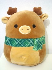Squishmallows 'Ruby' The Reindeer with Green Scarf Soft Toy Plush