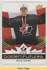 2020 Upper Deck Team Canada Juniors Golden Futures Nicolas Daws #GF-2 READ 7c9