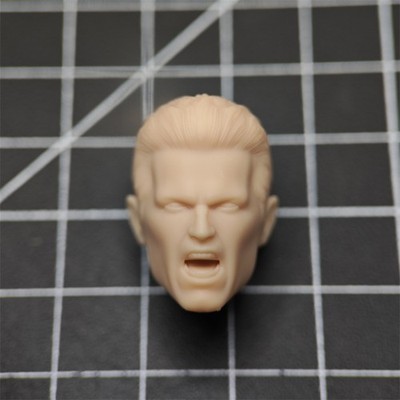 1/12 1/10 1/18 Scale Boss Wesker Head Sculpt Unpainted Fit 6'' 7'' 3.75'' Figure B