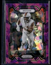 2023 Panini Prizm Zadarius Smith Purple Ice Prizm 110/225 #199 Cleveland Browns