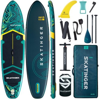 Paddle Board 11 6 Extra Wide 450lb Capacity SUP Skatinger Inflatable
