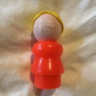 VINTAGE Fisher-Price WHOOPS Little People GHOST TEACHER Rare No-Print Error