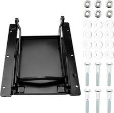 Black 9x9 Inch Sliding Grain Gate with Hardware for Pickup Truck Bed