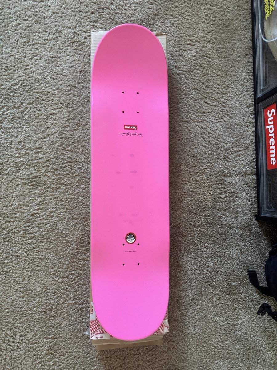 Supreme NY Yankee Airbrush Skateboard Deck FW21 Pink | eBay