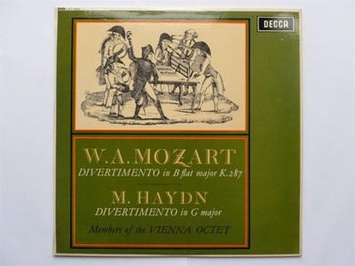 Vienna Octet Mozart Divertimento K287 LP Decca LXT6055 EX/EX 1963