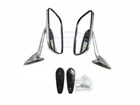 PAIR CHROME FENDER DOOR MIRRORS Fit DATSUN TRUCK 1000 1200 1300 1400 1500 1600