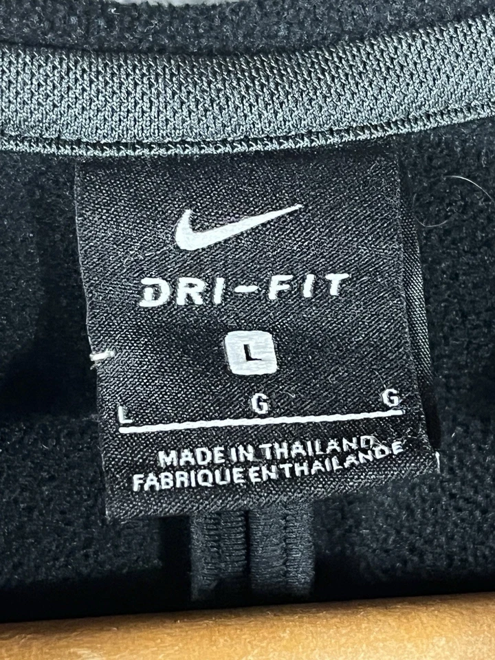 Sudadera Nike Cleveland State Vikings para hombre L Sudadera con capucha negra Dri Fit Soccer Foto 3 de 4