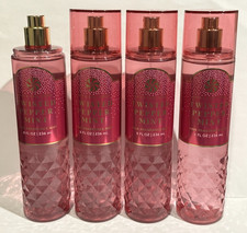 Lot of 4 Bath  Body Works Fine Fragrance Mist Body Spray - TWISTED PEPPERMINT