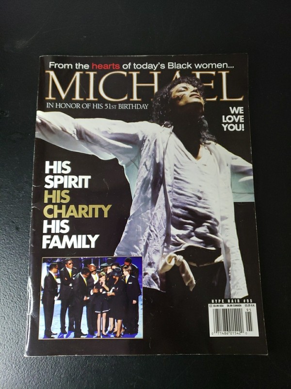 Michael Jackson Hype Hair Magazine 51st Birthday, Issue #95, Black Women Reflect