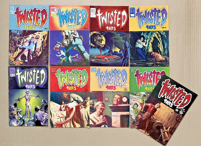 TWISTED TALES #1-9 BRUCE JONES 80s PACIFIC COMICS. VINTAGE. 1982. Horror.