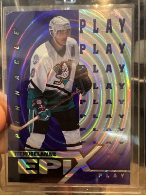 1997-98 PINNACLE EPIX TEEMU SELANNE PLAY PURPLE #E-15