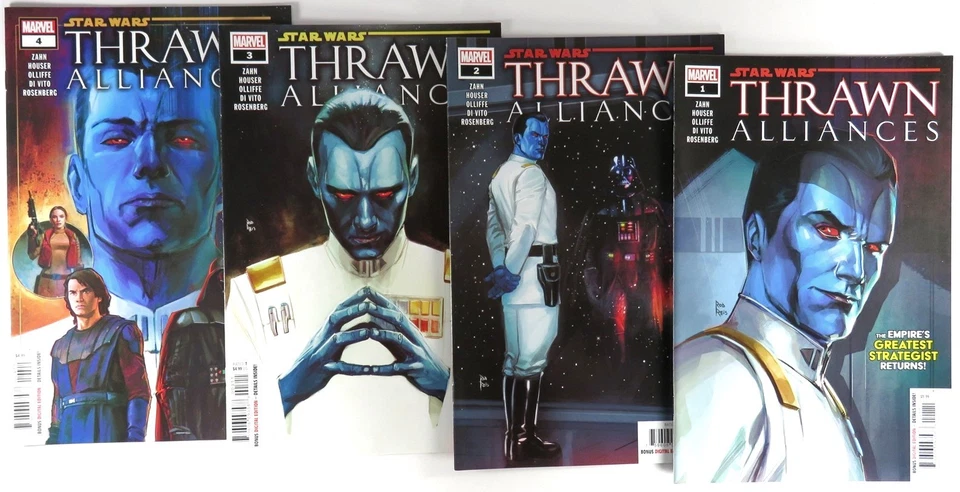 Star Wars THRAWN: ALLIANCES (4) comic SET #1 2 3 4 Cover A 1st print