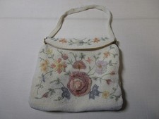 Exquisite VTG La Regale Beaded Purse Made in Japan w/ Italian beads w/ mirror