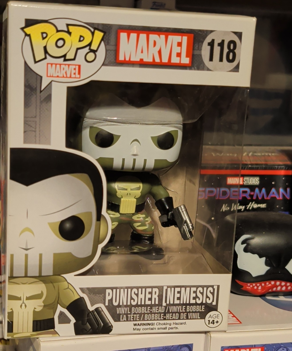 Funko Pop! Marvel Punisher [Nemesis] #118 Vinyl Bobble-Head Figure
