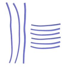 9Pcs Soft Plush Strips for  V6 V7 V8 V10 V11 Vacuum Cleaner Soft Roller9439