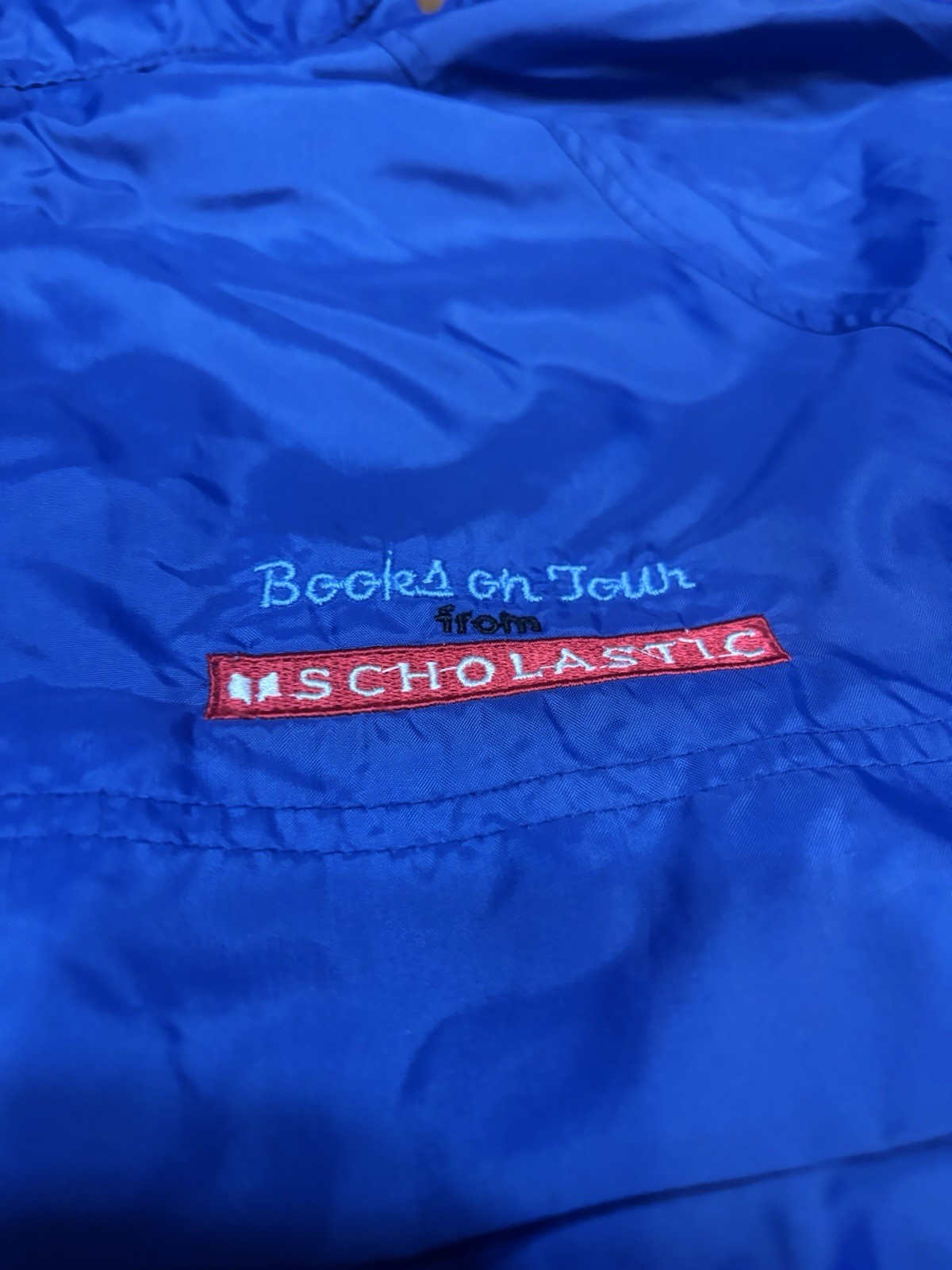 VTG 90s Scholastic Book Fair Jacket Size M Rare F4 image 2
