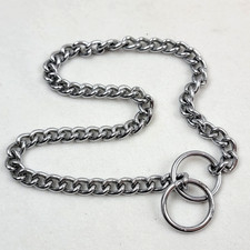 Made in West Germany Dog Choke Chain Training Collar Slip Chain 18  Chrome Steel