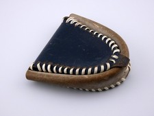 Vintage Leather Horse Shoe Style Change Purse