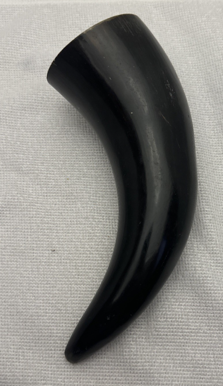 1 Small Polished Cow Horn Natural Colored | eBay