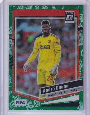 Andre Onana /8 Panini Donruss Optic FIFA Dragon Scale Green Man U 2023-2024
