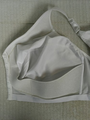 Glamorize Bra Women Size 56 G White Front Close Wireless Unpadded Unlined - Picture 9 of 10
