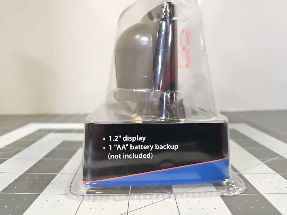 Equity 1.8" LED Reloj Despertador Digital con Batería Respaldo Pantalla Jumbo Nuevo Foto 3 de 4