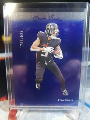 2024 Panini Prestige Drake London #13 Xtra Points Blue /599 Falcons