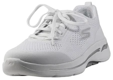 Skechers Women's Go Walk Arch Fit-Motion Breeze White/Silver Size 10