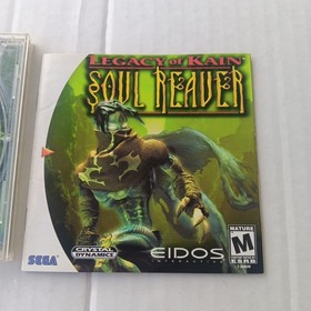 Legacy of Kain: Soul Reaver (Sega Dreamcast, 2000) Complete CIB Manual Case