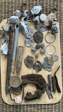 Konvolut Bodenfunde & Historische Relikte – Antik, Militaria, Münzen & Mehr