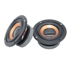 2 Pcs/Lot 63Mm 4 Ohm 5W Speakers Subwoofer 45 Core Magnetic round Bass Loudspeak