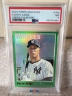 2024 Topps Archives Aaron Judge Green Foilboard /99 PSA 7 Pop 6!!🔥🔥