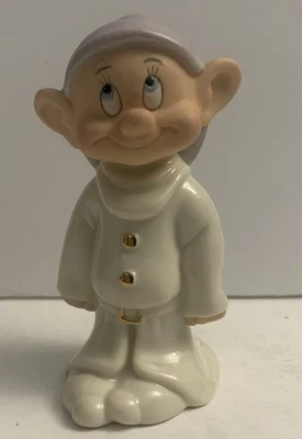 Lenox Disney Dopey Seven Dwarfs From Salt & Pepper Shaker Set~Missing 1Pc Sneezy - Image 1 of 4
