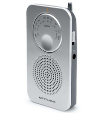 muse radio portable analogique silver m01rs