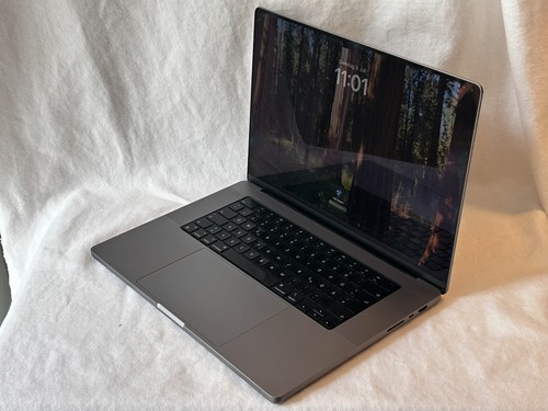 Apple MacBook Pro 16 Zoll (512GB SSD, M1 Pro, 16GB) Laptop - Space Grau - Top - Photo 3/12
