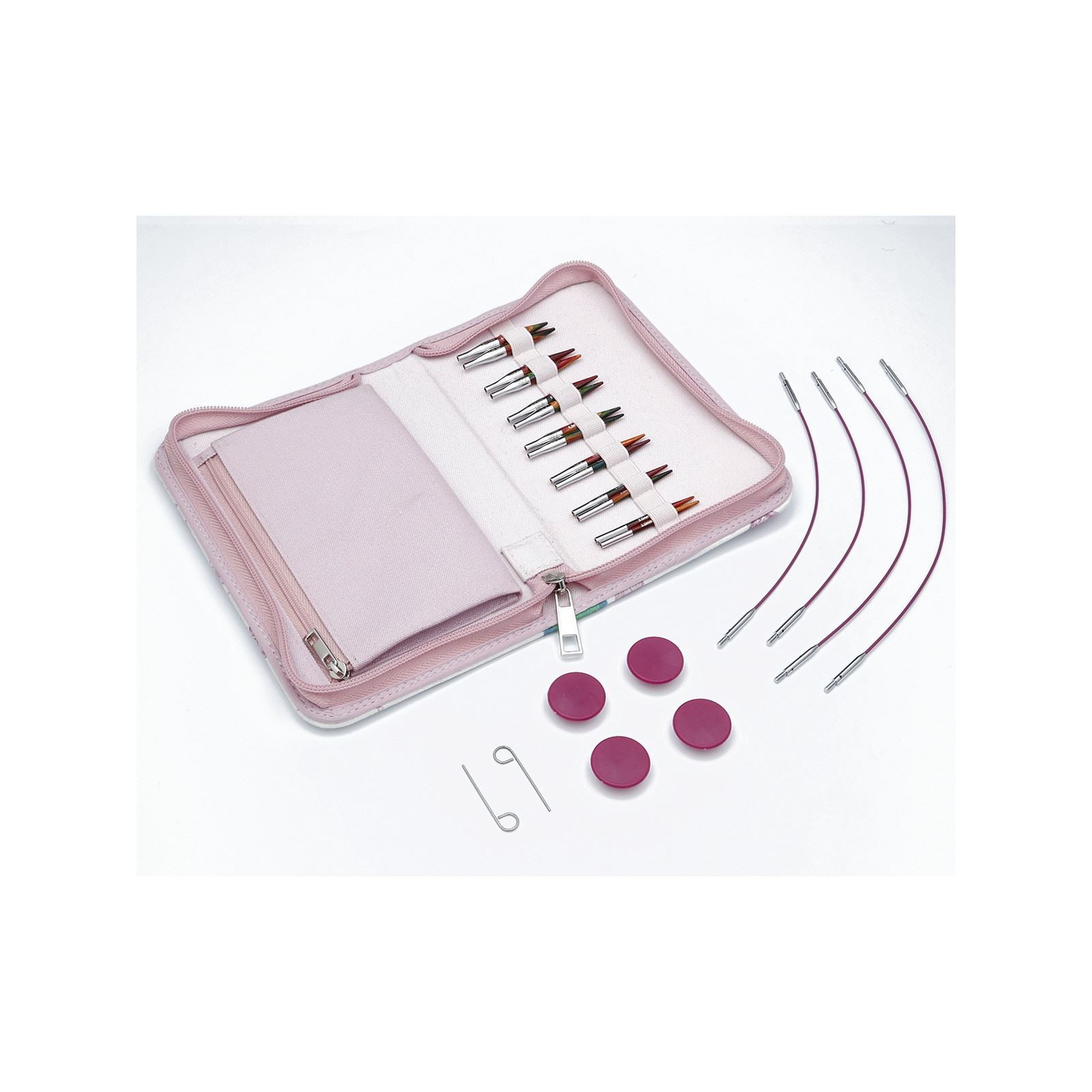 KnitPro Symfonie 2 NEW Wood Mini Interchangeable Needle Set 5cm / 2""