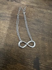 Silver Tone Infinity Symbol Bracelet