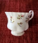 Royal Albert Winsome Tea Cup Saucer Pink Rose Gold Trim Bone China England — photo 3