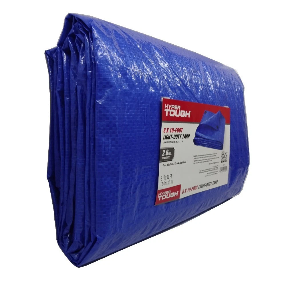 Weather Resistant Light Duty 8 x 10 Polyethylene Tarp - thumbnail 6