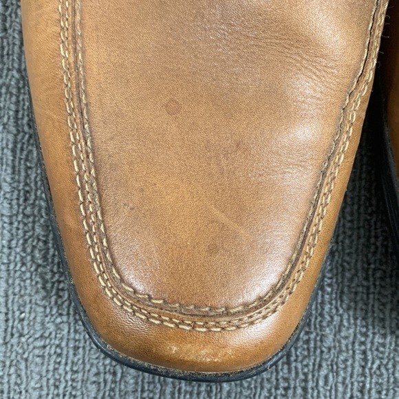 SAOLA Jeffrey Tyler Oxford Derby scarpe uomo taglia 9 5 pelle marrone punta quadrata muratore