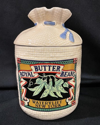 Vintage Hearth and Home Designs Burlap Sack Canisters 1988 Set of 4 - Picture 3 of 7