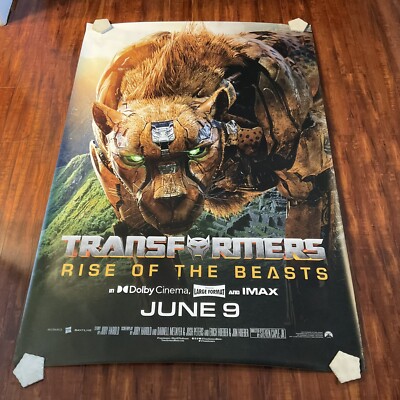 Transformers:ROTB *Cheetor D/S Bus Stop Big Movie Poster 48x70inches(4x6ft) 