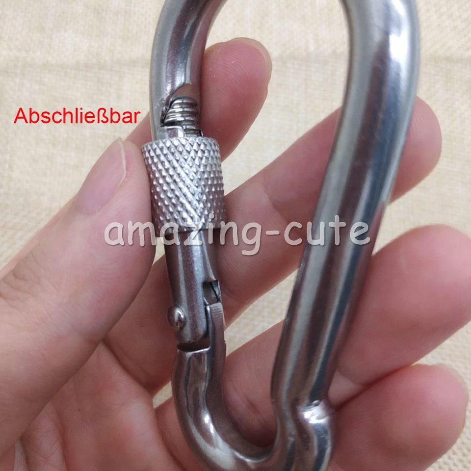 2x Boxsack Deckenhalterung Aufhängung Deckenhalter Schaukelhaken Karabiner Haken - Bild 4 von 4