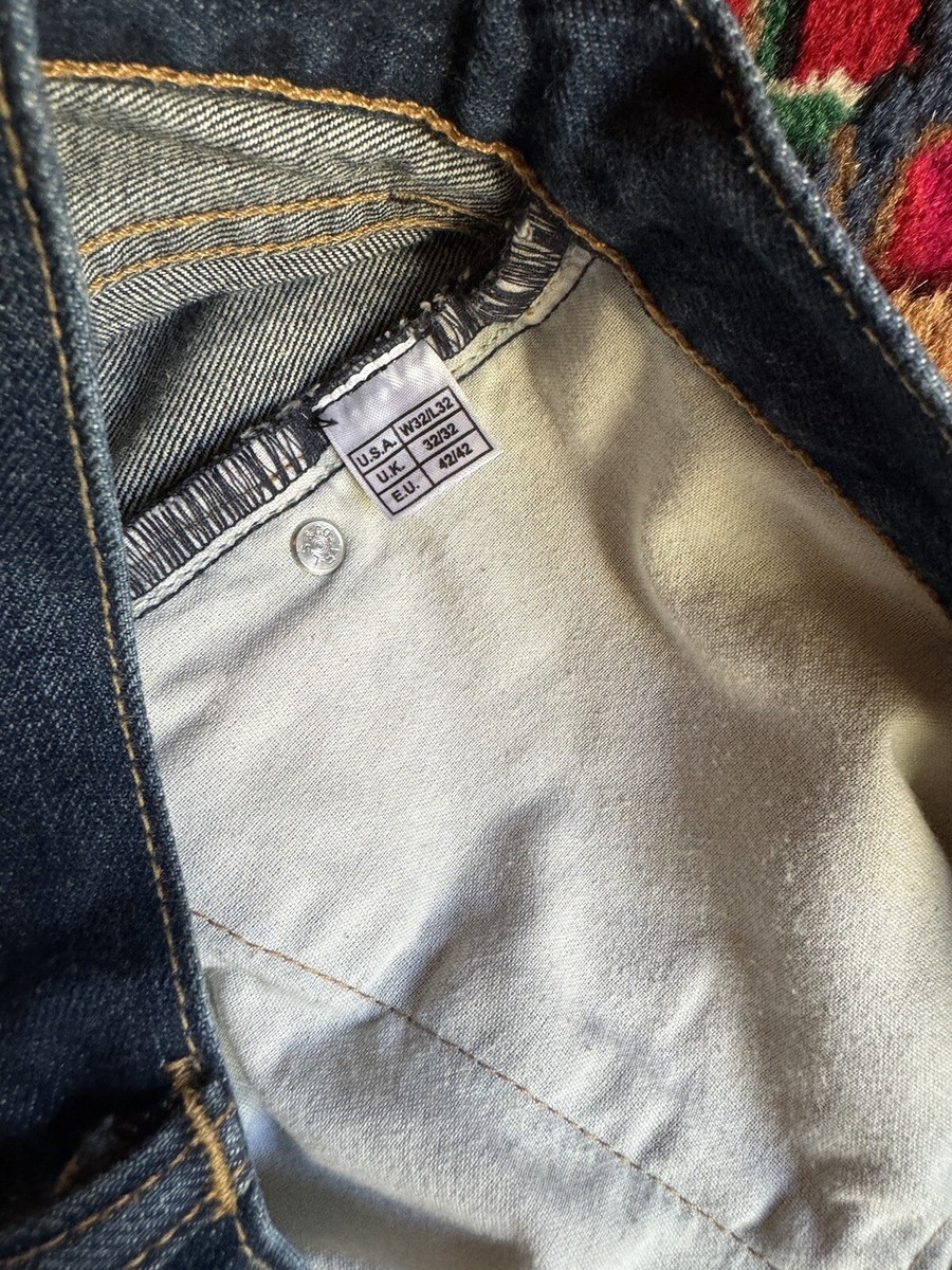 Levis for Brooks Brothers 501 Denim Jeans 32 x 28 Mens Blue Pants