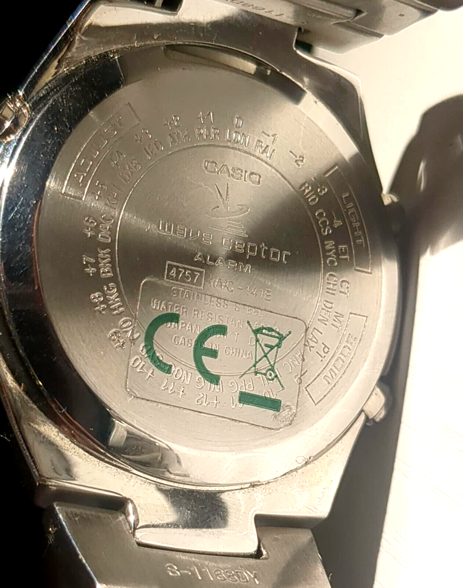 Vintage Casio Wave Ceptor WVQ-141e 4757 Analog Digital LCD