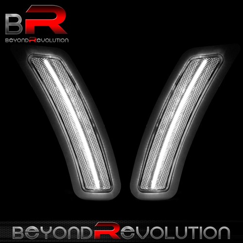 For 2015-2020 F80 M3 / F82 M4 White LED Side Markers Signal Lamp Assembly Smoked - Picture 6 of 6