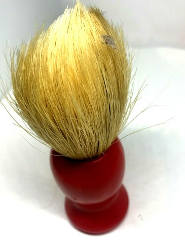 Rasierpinsel Herren rot - Kunststoffgriff (E) - Bild 1 von 4