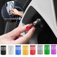 Aluminium Car Tire Valve Cap Tyre Valve Stem Cover Air Dust Wheel Rim Caps Parts