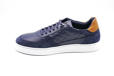Baskets Stefano Ricci AAGLE - Cuir Noir - Taille EU 42 (UK 8 / US 9) - Neuf Avec étiquettes